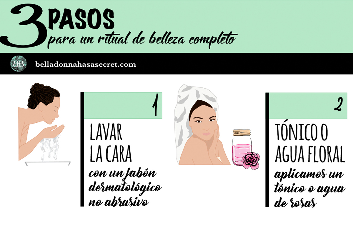 Tres pasos para un ritual de belleza