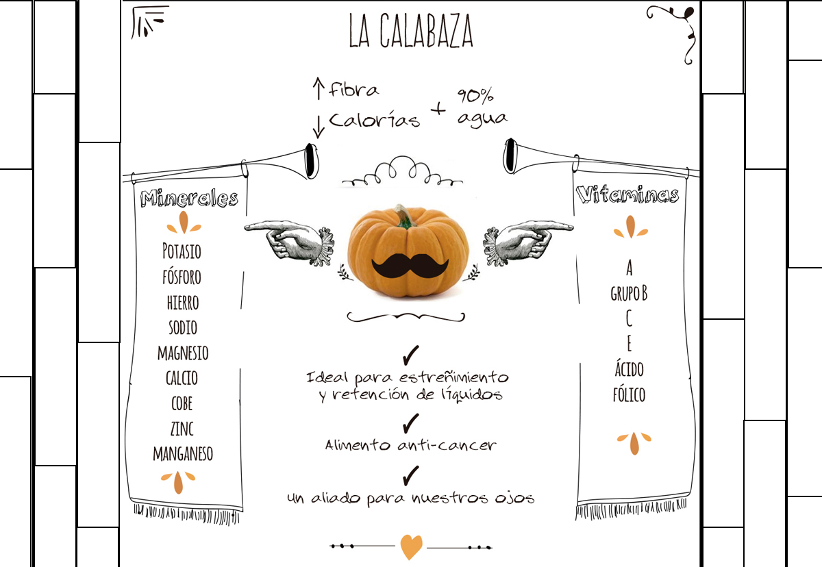 Todas las propiedades de la calabaza de invierno