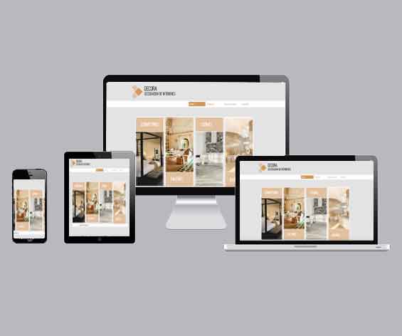 Página web para tienda de decoración. Proyecto realizado como diseñadora web freelance en Eibar