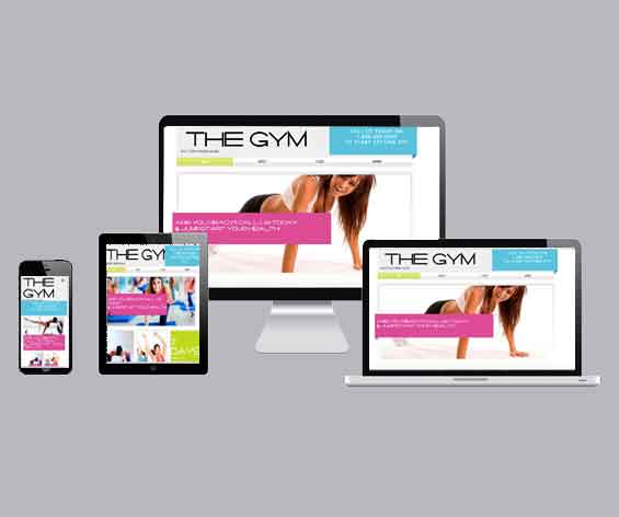 Página web para gimnasio. Proyecto realizado como diseñadora web freelance en Eibar